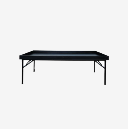 ompetition Table for STEM Activities with black surface and sturdy metal frame