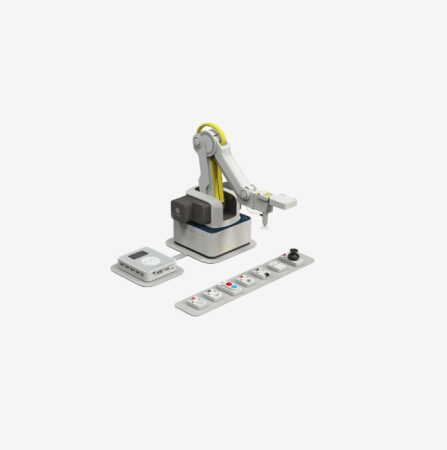 Magician Lite robotic arm with controller, perfect for STEM education, coding, and interactive learning projects