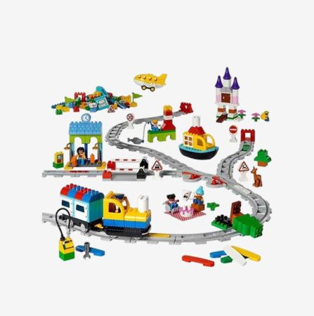 LEGO® Education Coding Express set with colorful DUPLO train