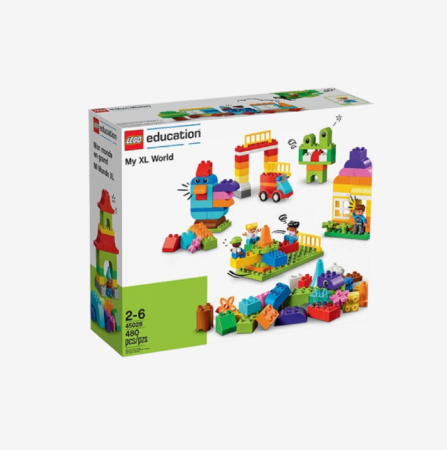 LEGO® Education My XL World set box with colorful DUPLO bricks