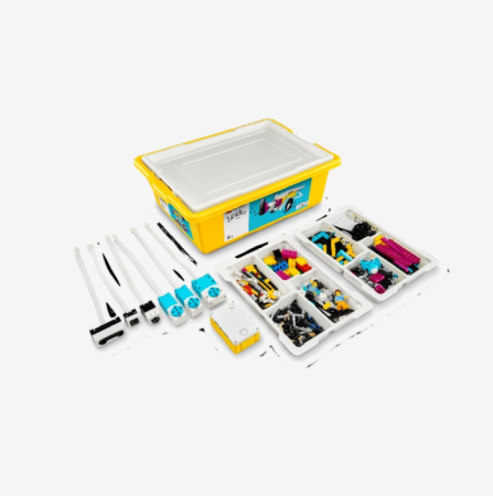 LEGO SPIKE Prime and Expansion Kit Combo – robotics set with building parts, motors, sensors and classroom trays
