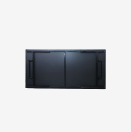ompetition Table for STEM Activities with black surface and sturdy metal frame