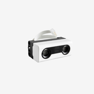LEGO® Technic™ Distance Sensor (45604) designed for precise distance measurement in robotics, equipped with dual sensors for accurate distance sensing.