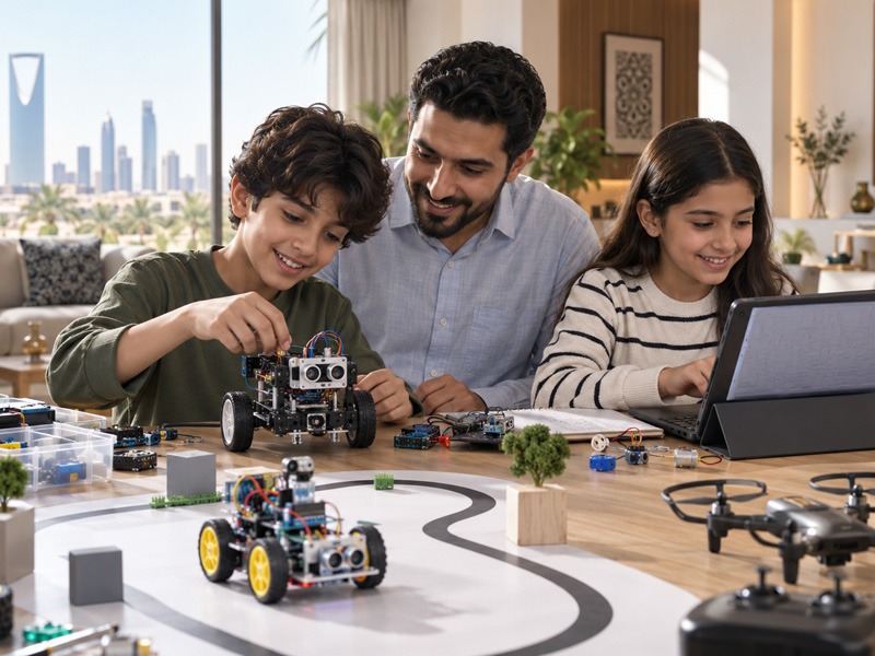 AI education kits for home learning in Saudi Arabia
