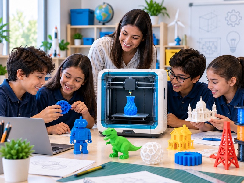 3D printing in schools and STEM labs in Saudi Arabia