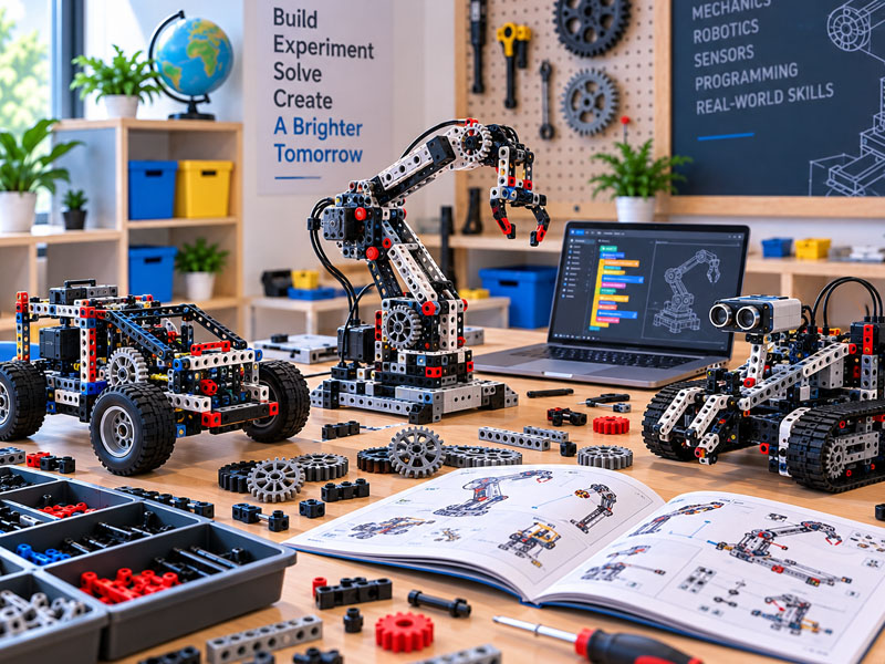 Advanced mechanical kits for kids