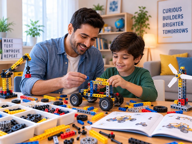 Engineering kits for home learning