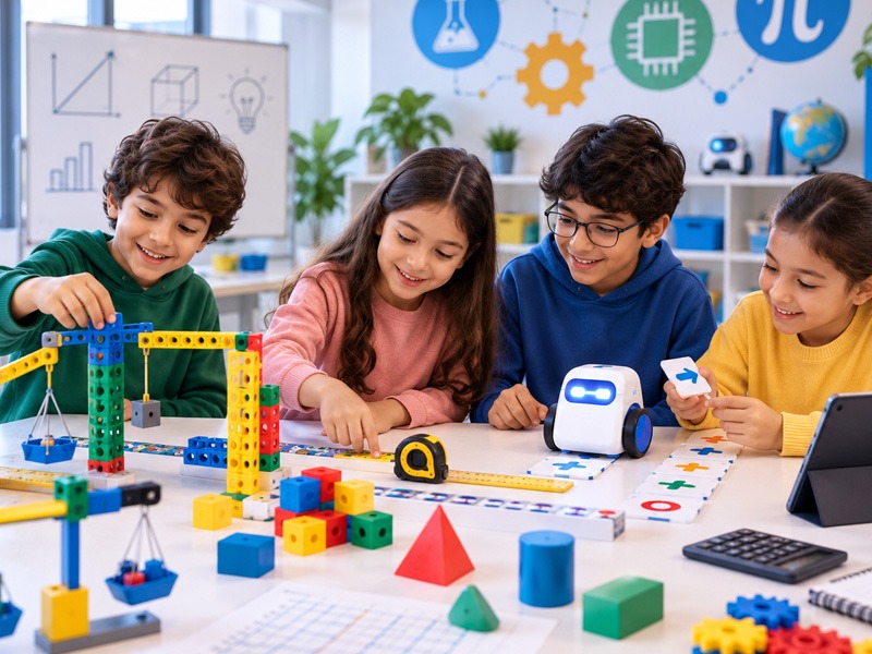 Math learning kits supporting STEM education