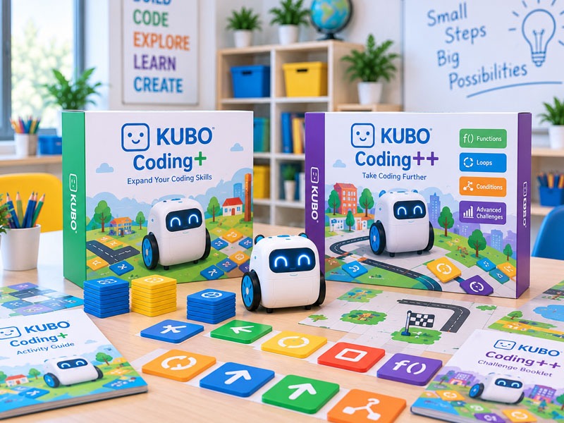 KUBO Coding plus and Coding plus plus sets for kids