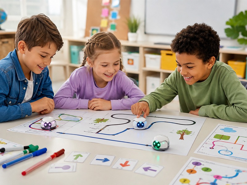 Ozobot and Sphero coding robots as birthday gifts