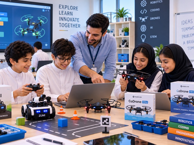 Robolink kits for schools and teachers in Saudi Arabia