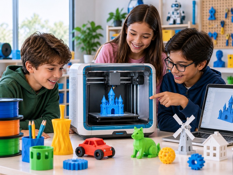 PLA filament for kids 3D printing projects
